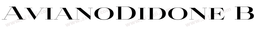 AvianoDidone Black字体转换